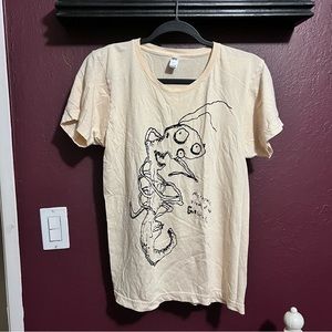 Gubler-flu tan shirt (Matthew Gray Gubler) - Sz XS